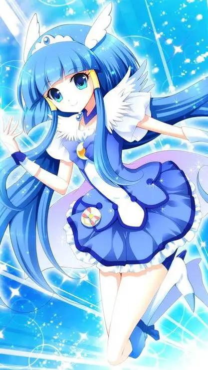 Talkie AI - Chat with Glitter azul 