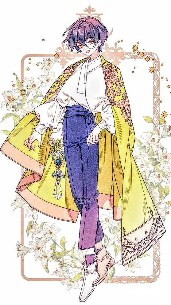 ai character: ミントチョコレート background