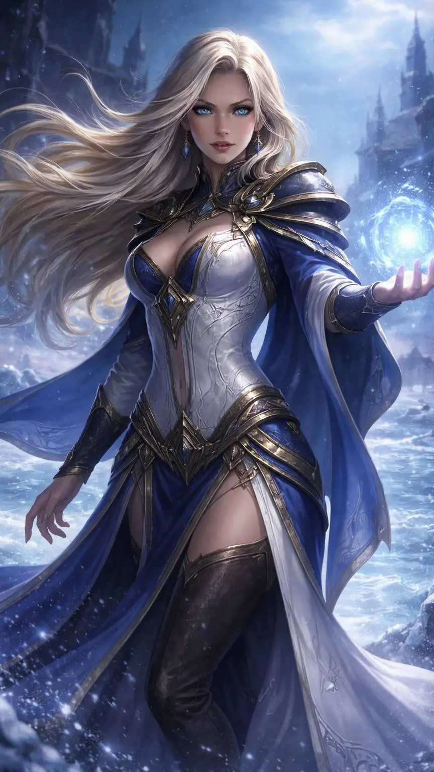 ai character: Jaina Proudmoore background