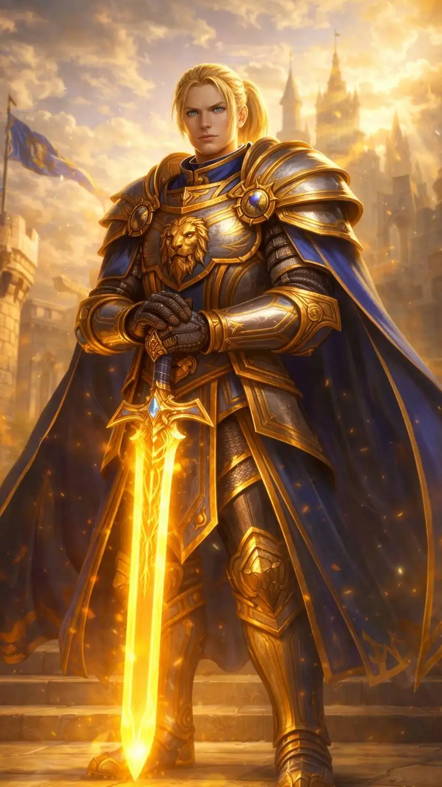 ai character: Anduin Wrynn background