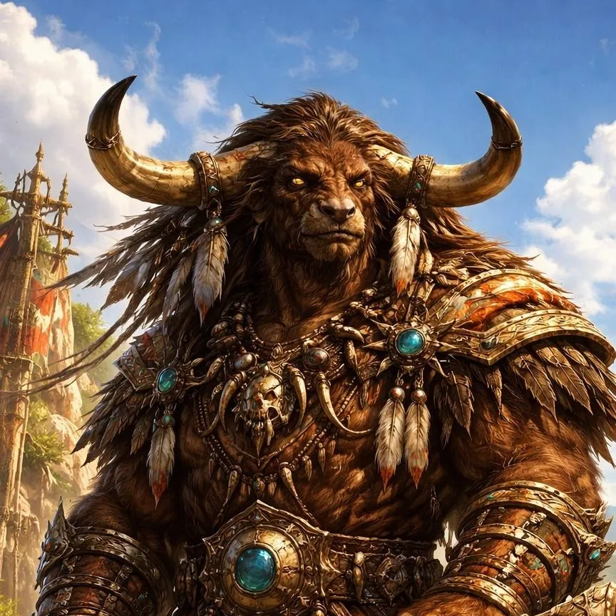 chat with ai character: Baine Bloodhoof