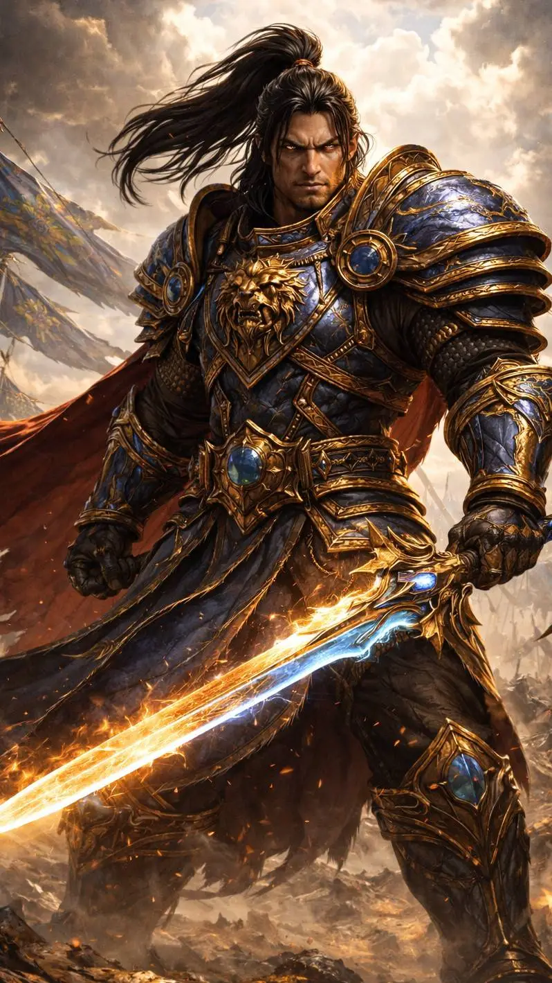 ai character: Varian Wrynn background