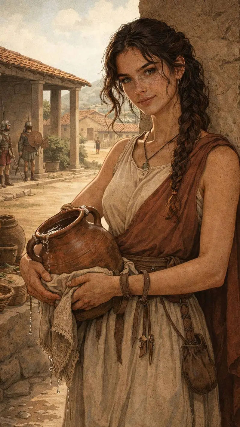 ai character: Cora Cento background