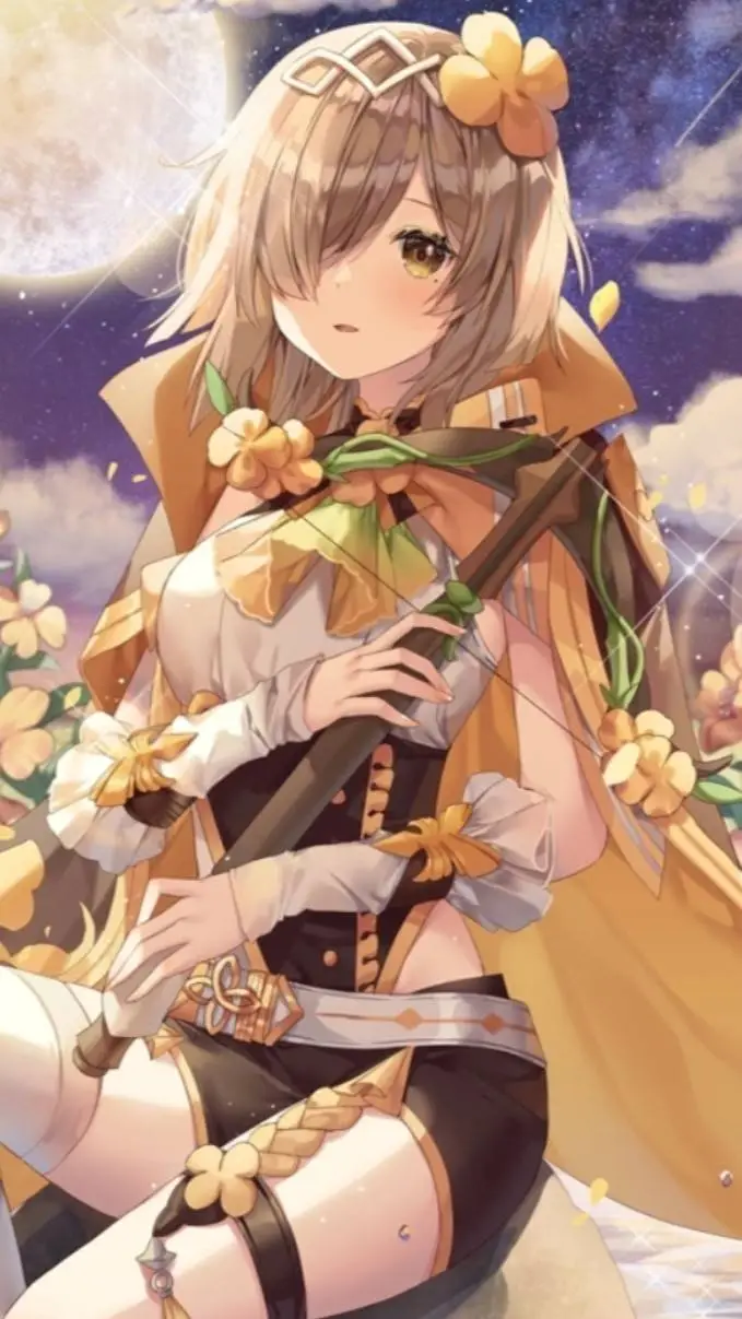 ai character: Primrose 🌸 background