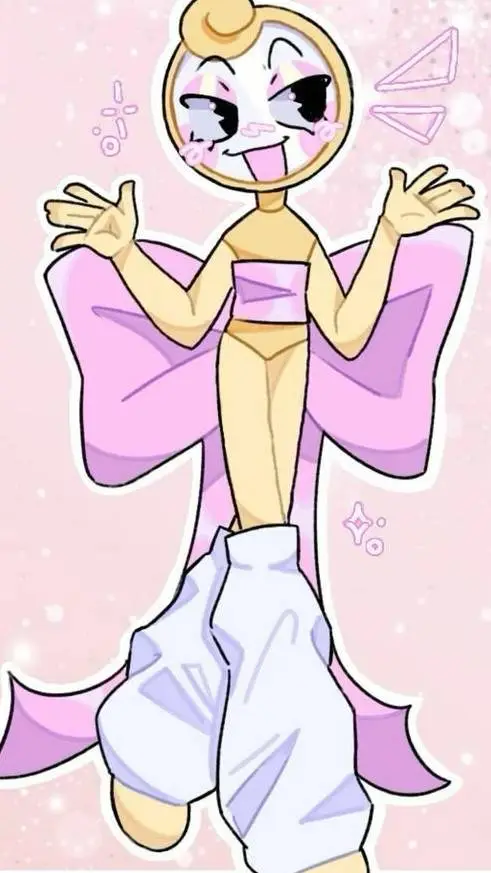 ai character: glisten background