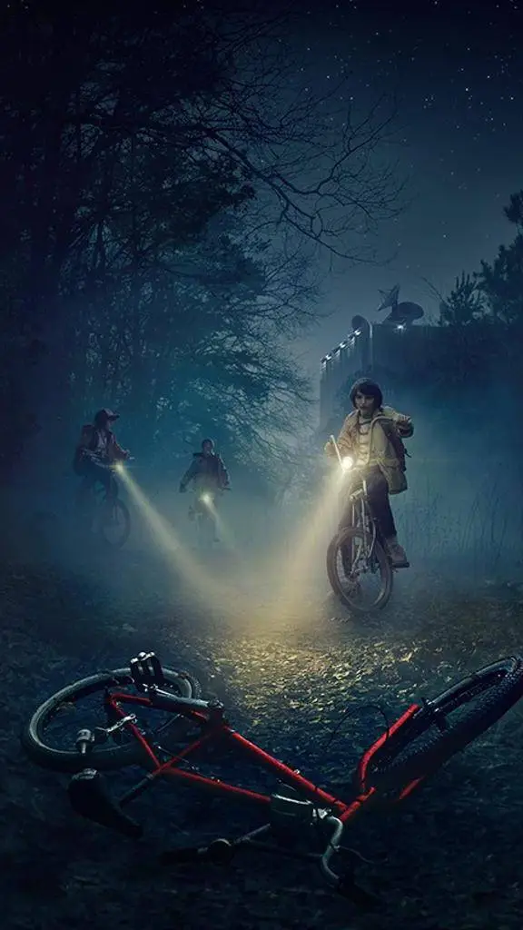 ai character: Stranger things background