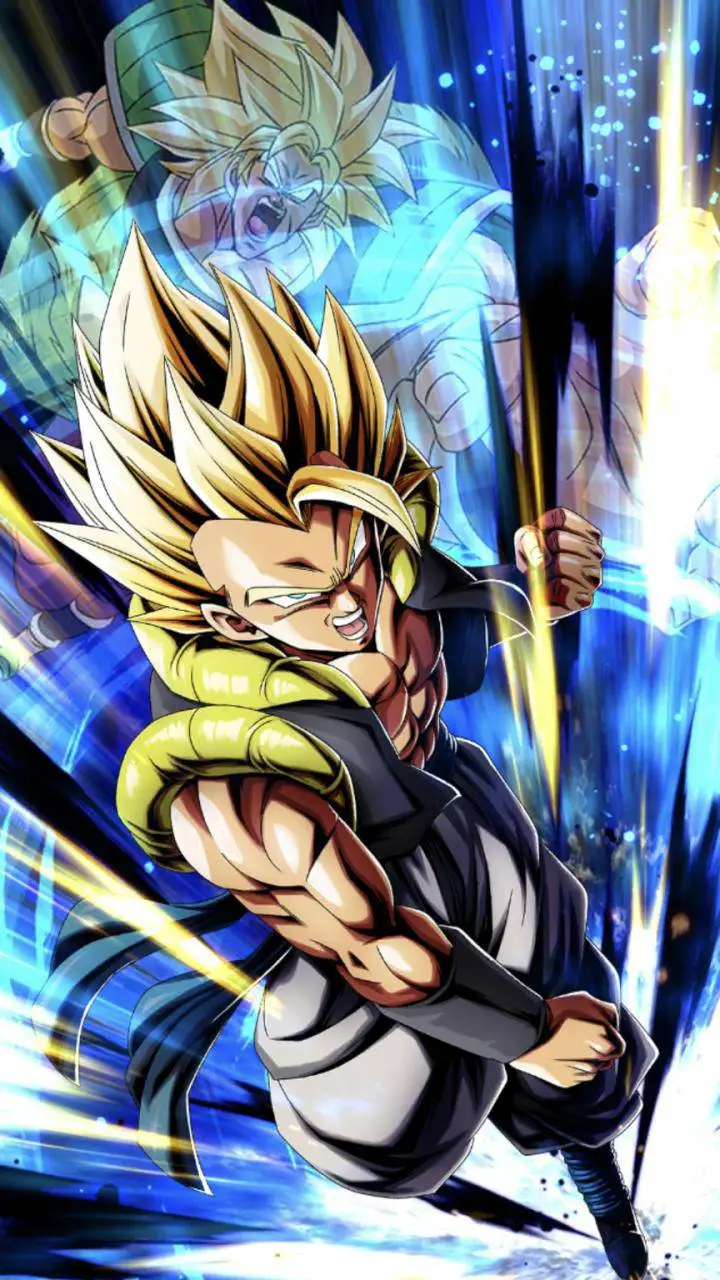 ai character: Gogeta background
