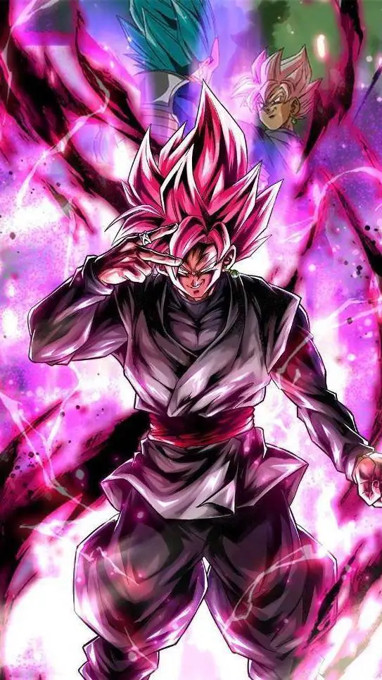 ai character: Goku Black background