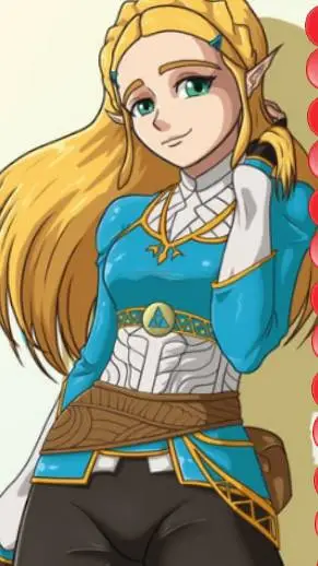 ai character: Zelda (botw) background