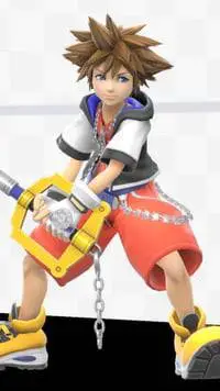ai character: Sora (KH I) background