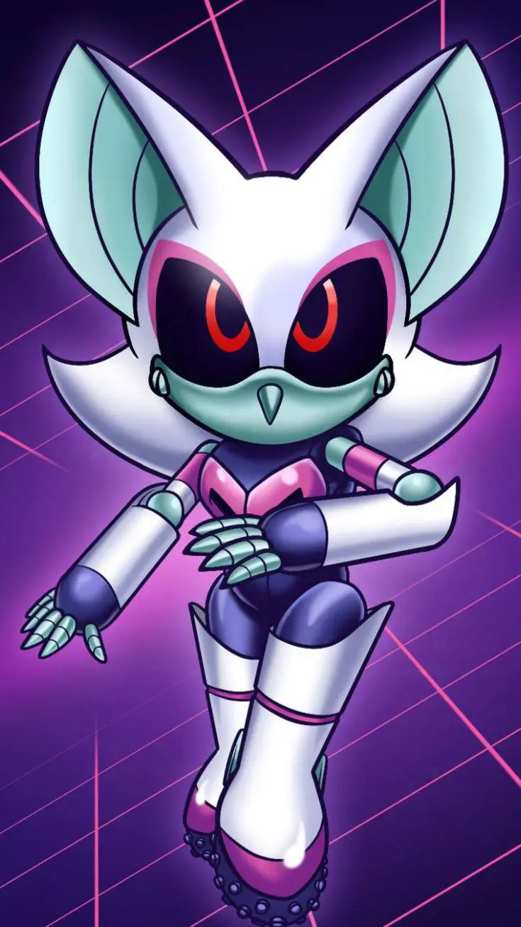 ai character: metal rouge  background