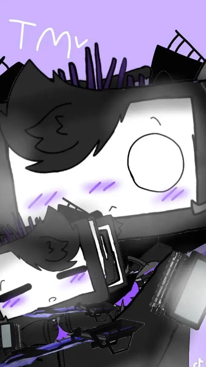 ai character: titan tv man  background