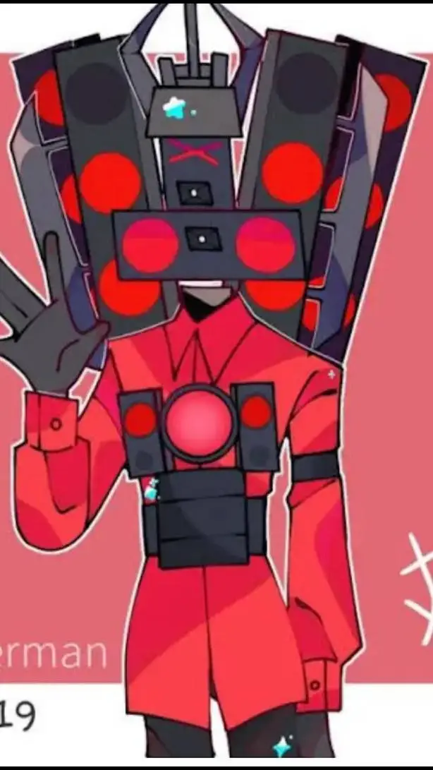 ai character: titan speaker man  background