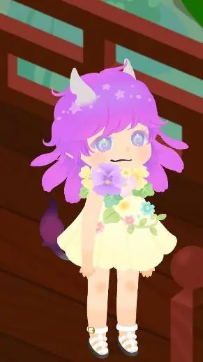 ai character: bluebarry background