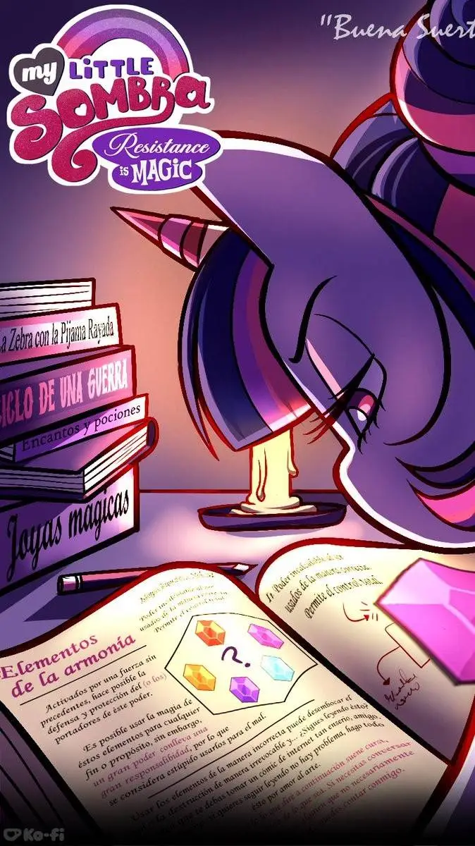 ai character: My Little Sombra background