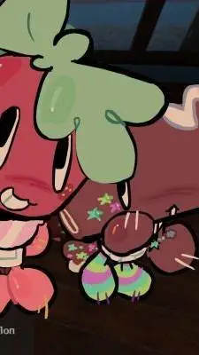 ai character: fruitcake 2 background