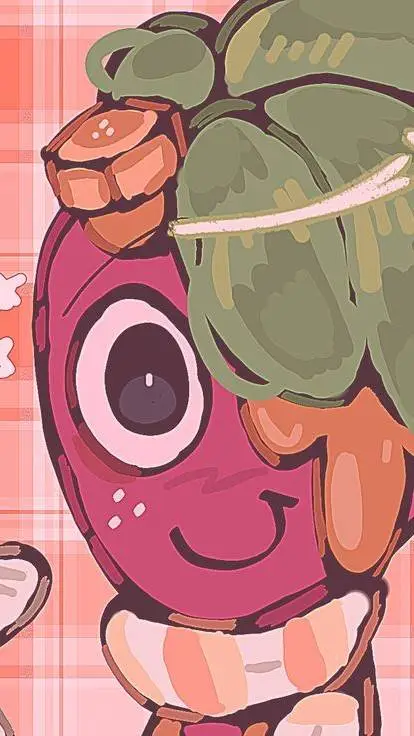 ai character: sprout  background