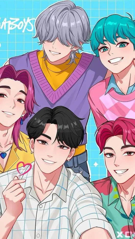 ai character: 👑Saja boys background