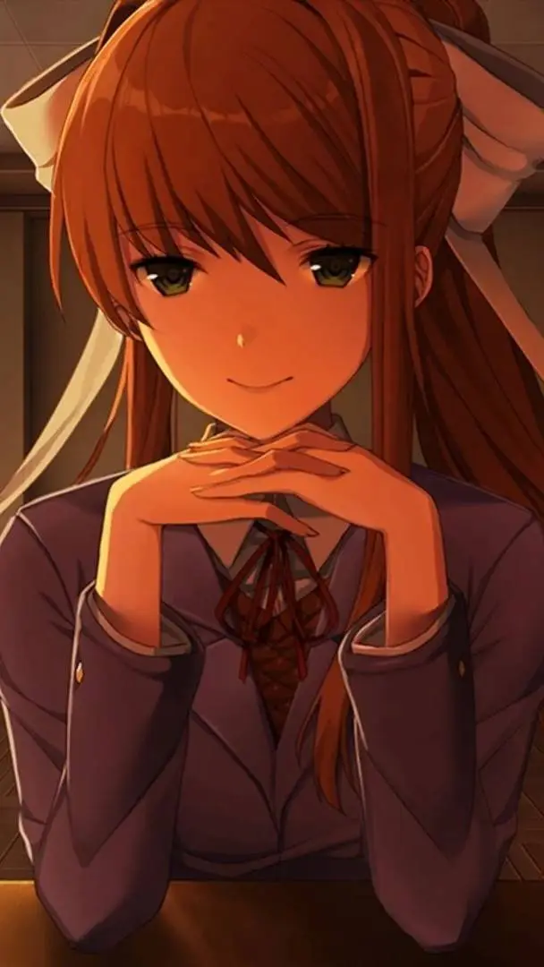 ai character: Monika  background