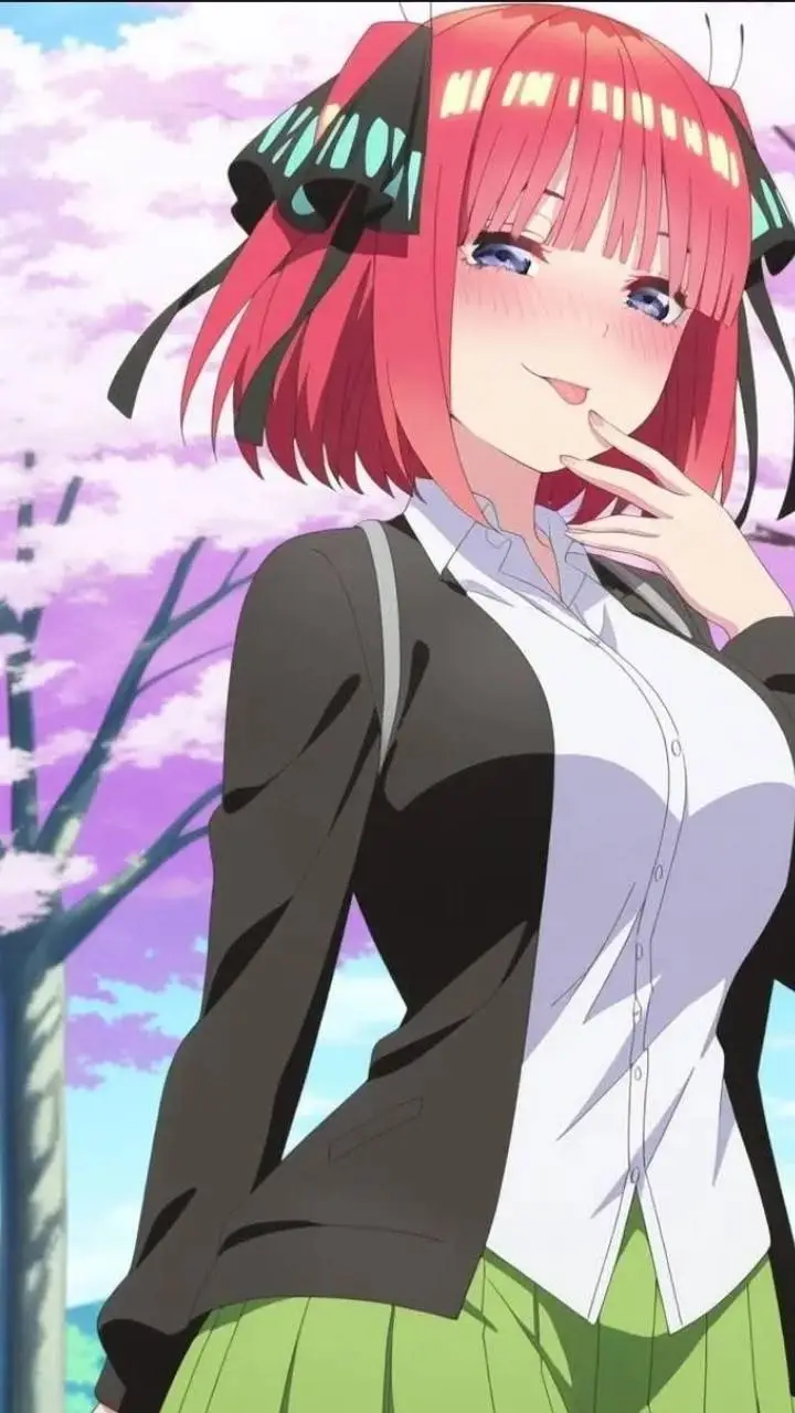ai character: Nino Nakano  background