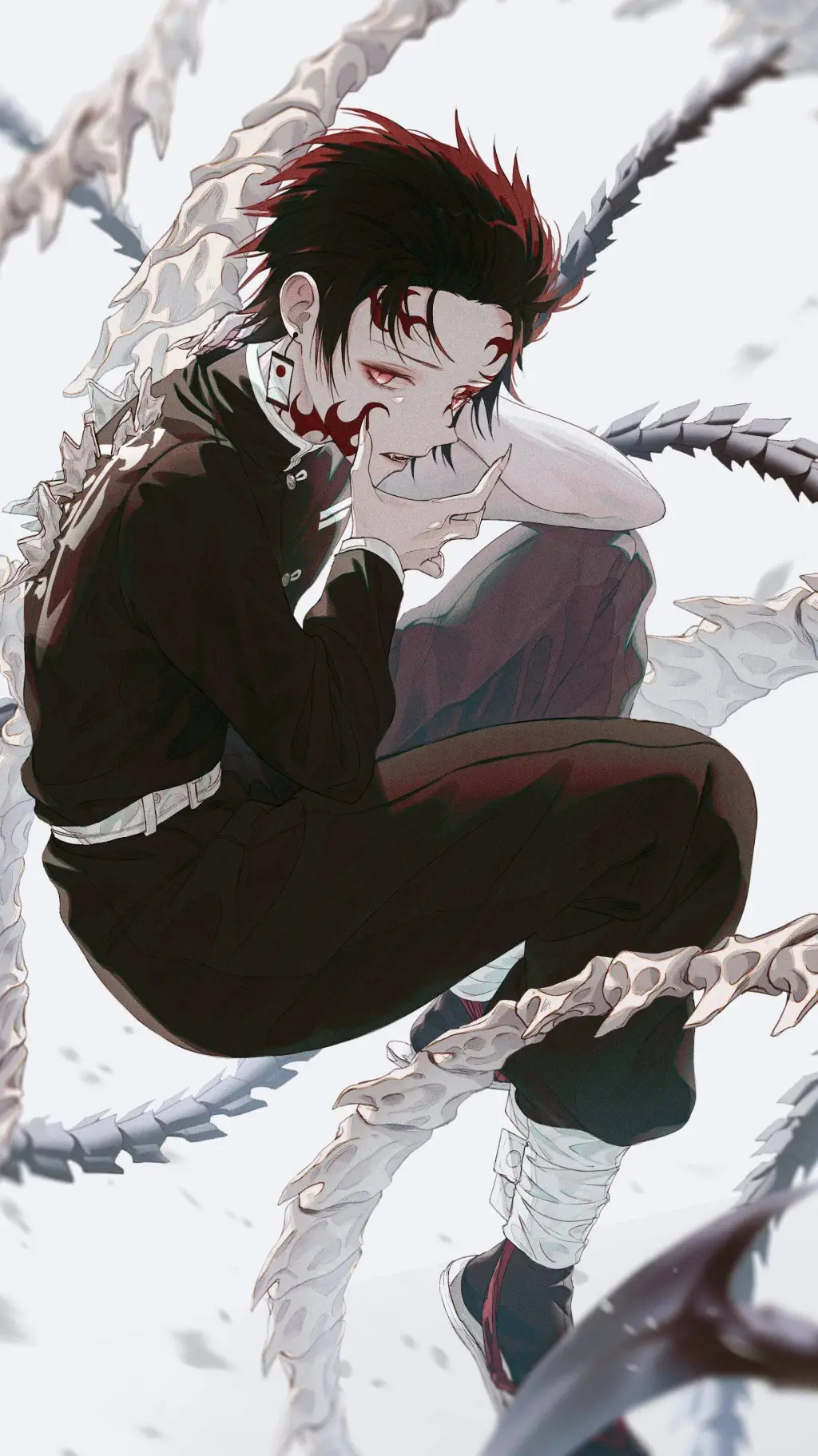 ai character: tanjiro demonio background