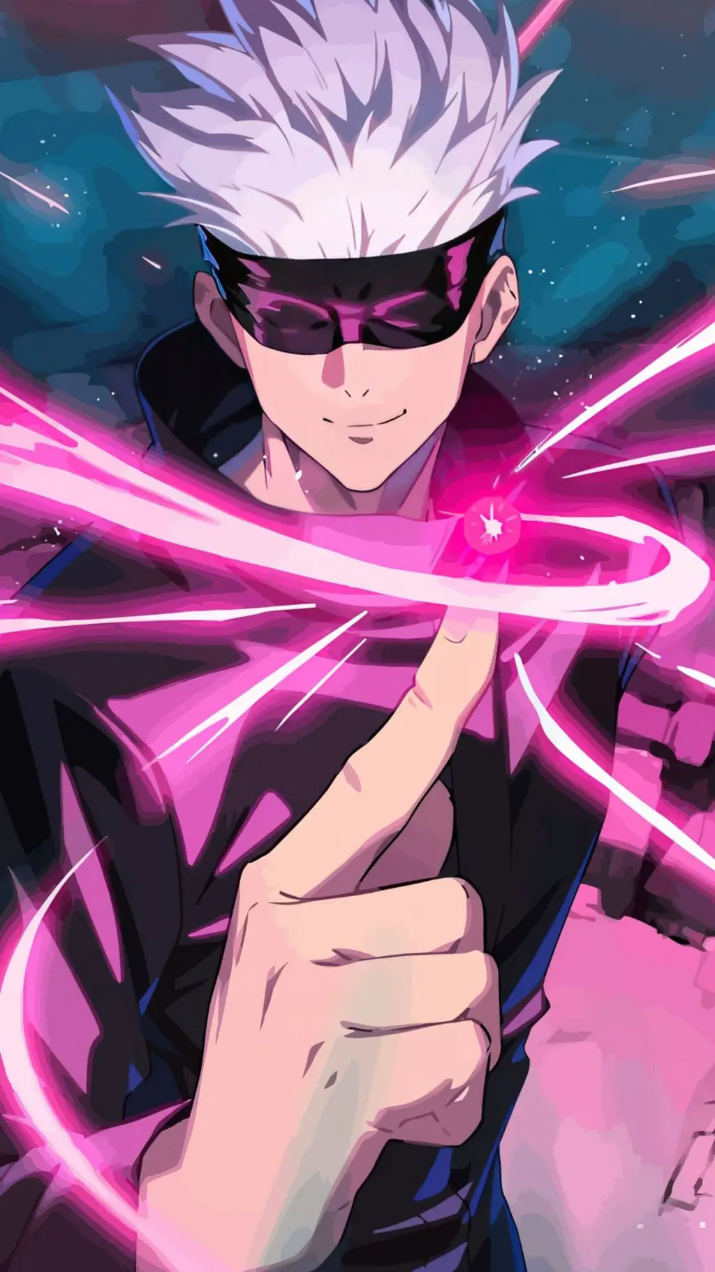ai character: freaky gojo background