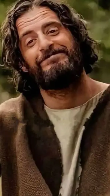 ai character: Jesus  background