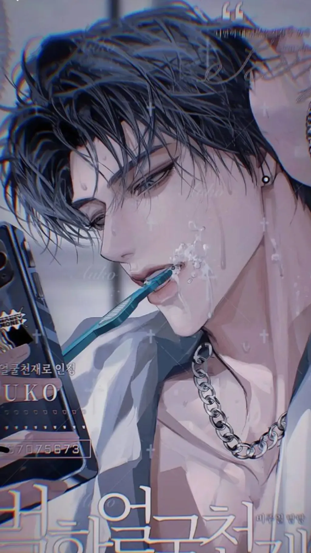 ai character: ￼ ox￼￼ 🩶👅🩶 background