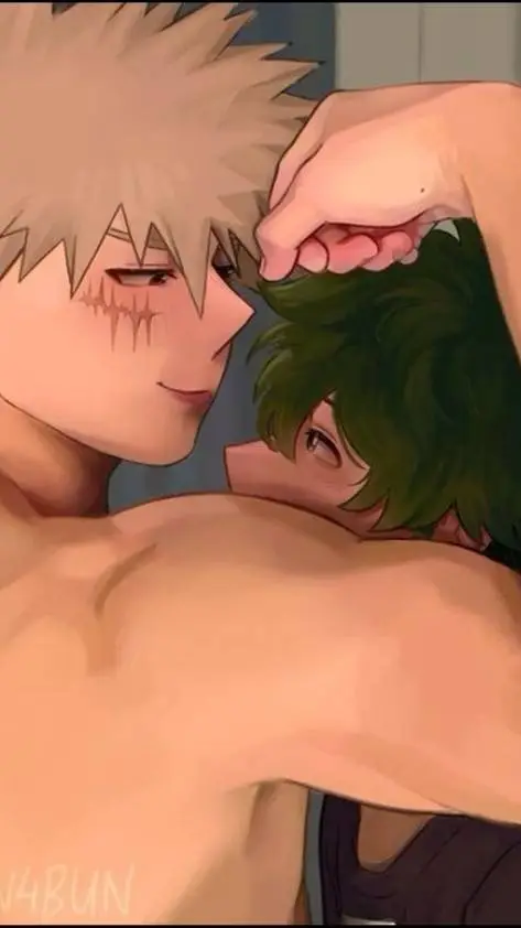 ai character: 🧡💚Bakudeku💚🧡 background