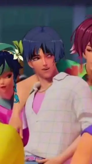 ai character: Genshinm x Kpdh background