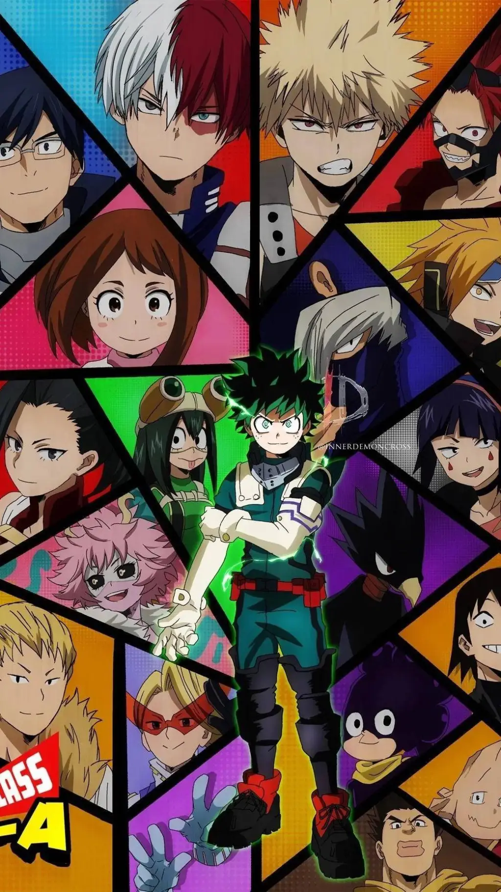 ai character: Mha change body  background