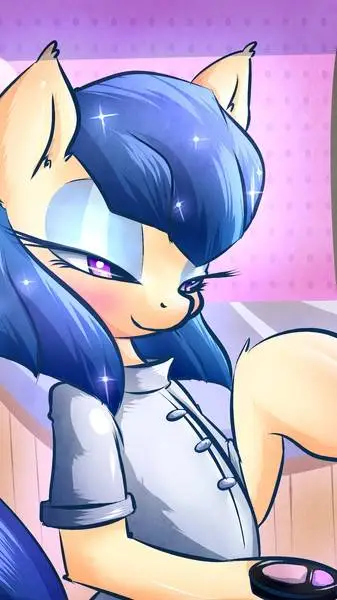 ai character: powder rouge  background