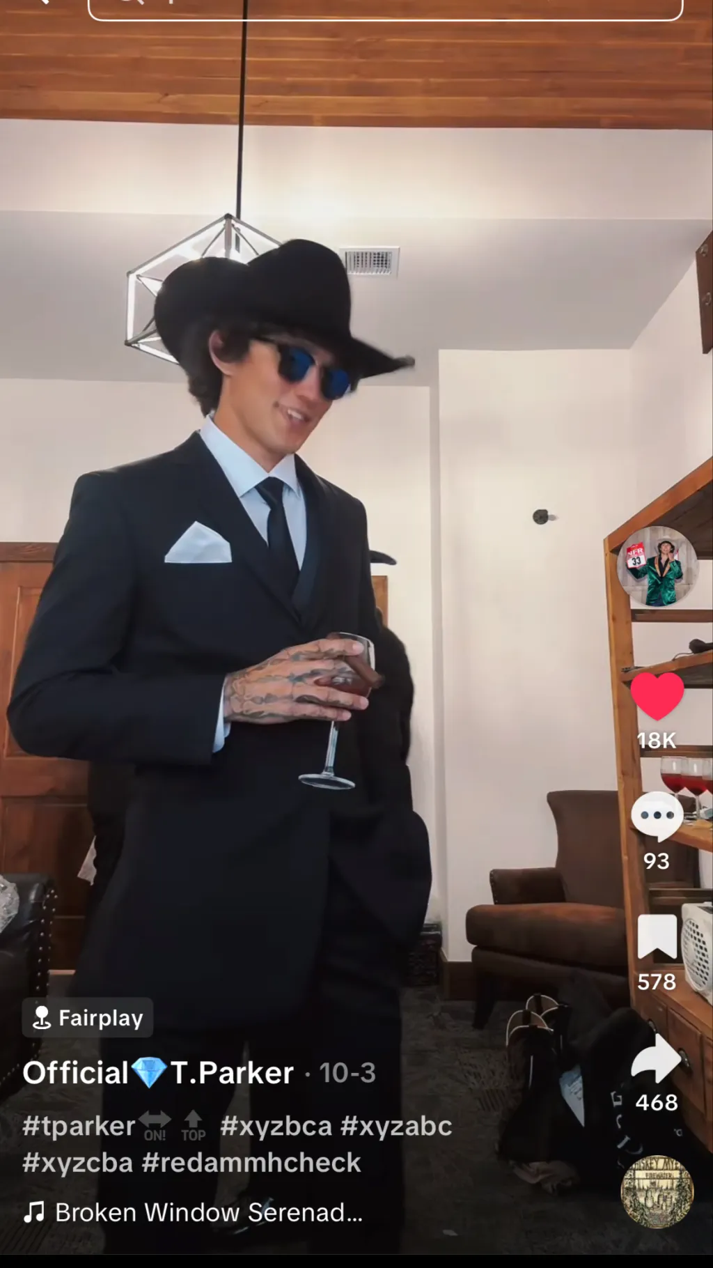 ai character: Tristan Parker background