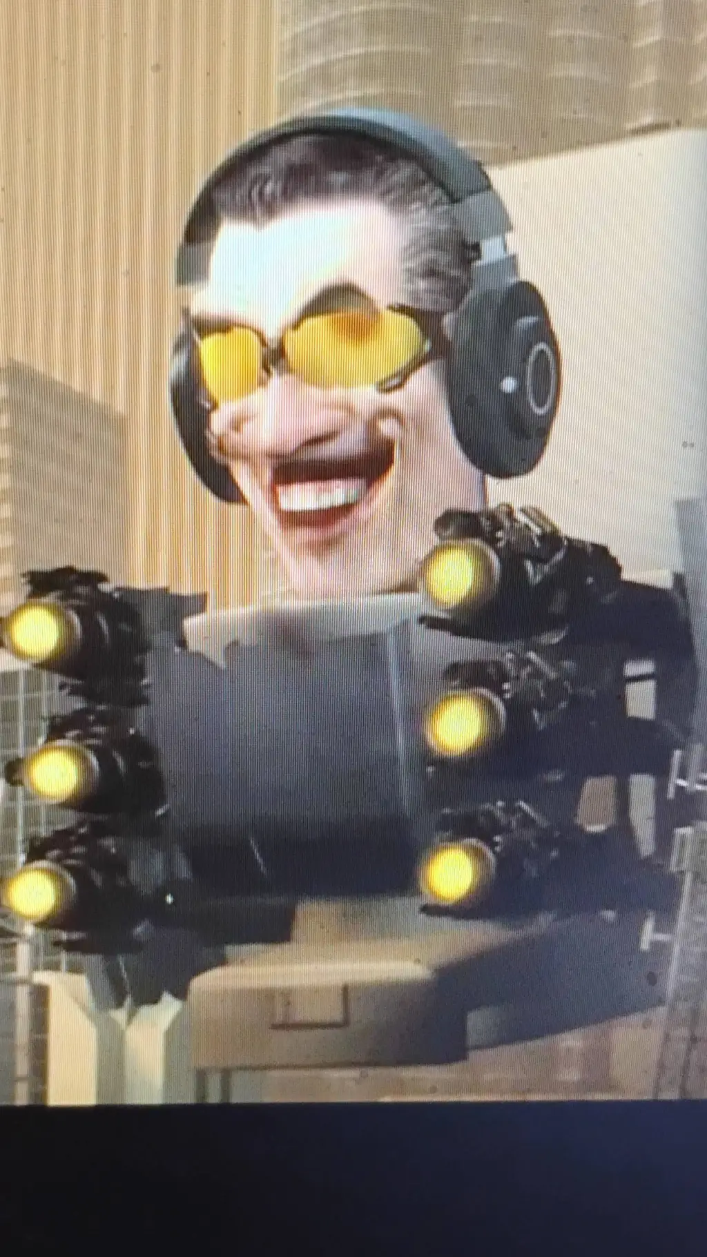 ai character: GMAN 3.0 background