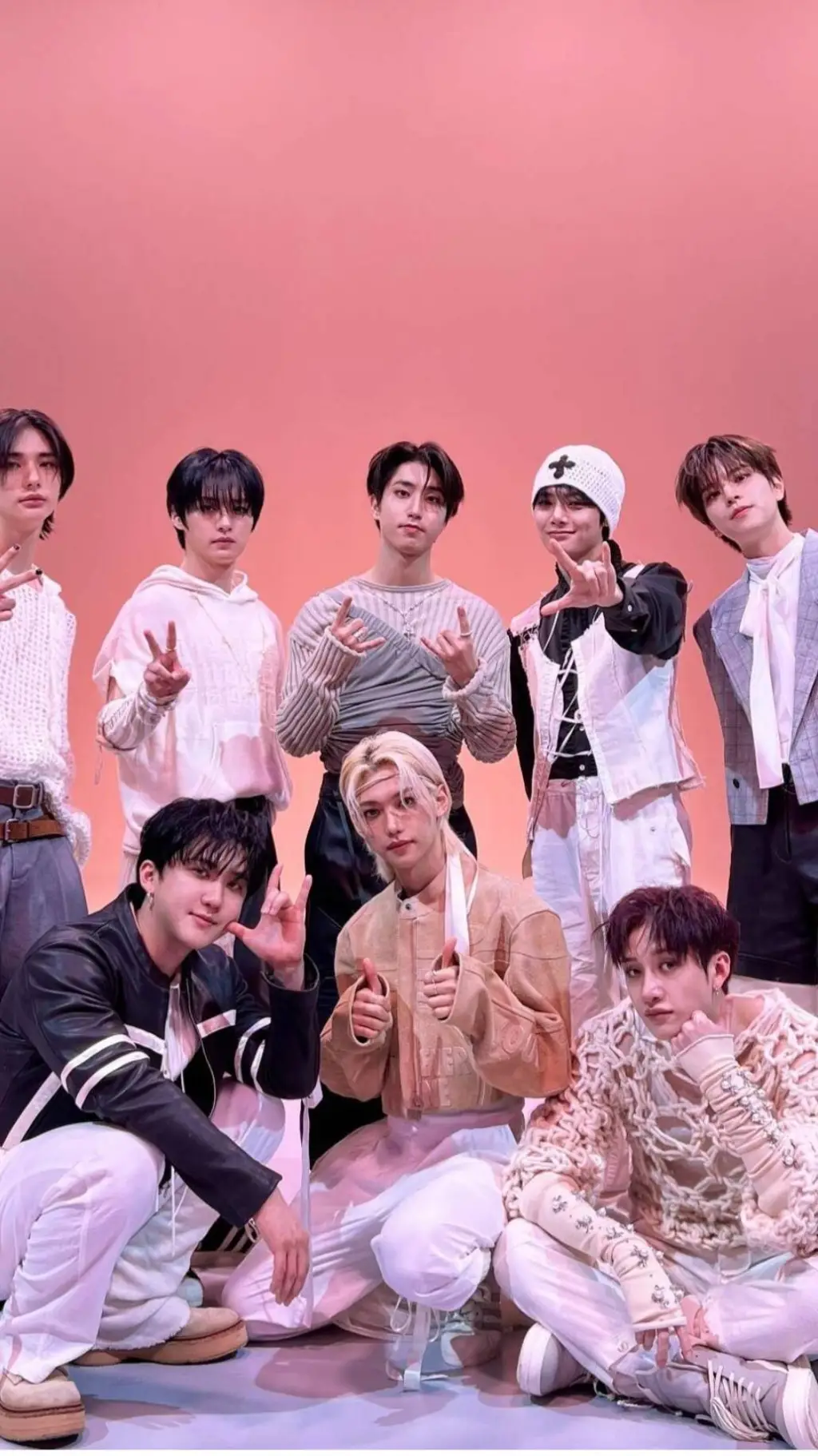 ai character: stray kids AGIAN background