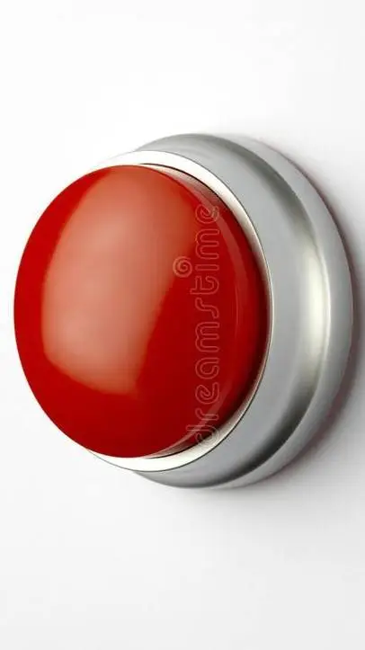 ai character: Red button  background