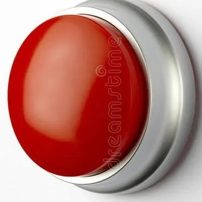 chat with ai character: Red button 