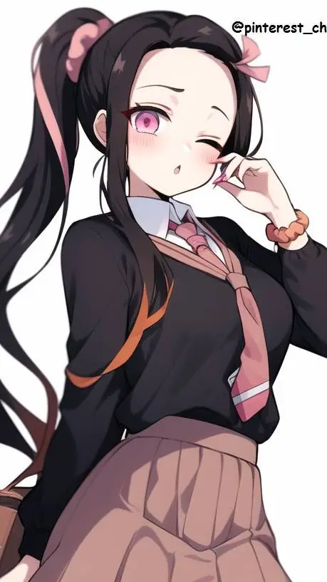 ai character: nezuko background