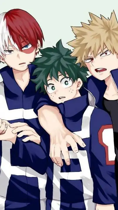 ai character: deku shoto bakugo background