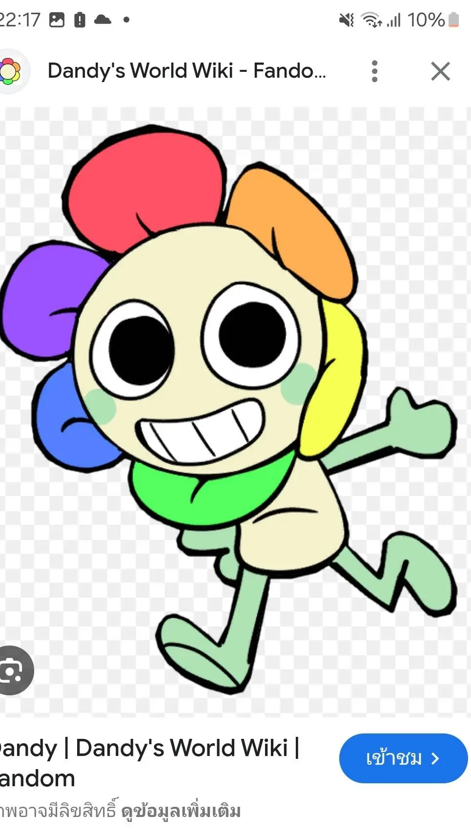 ai character: dandy background