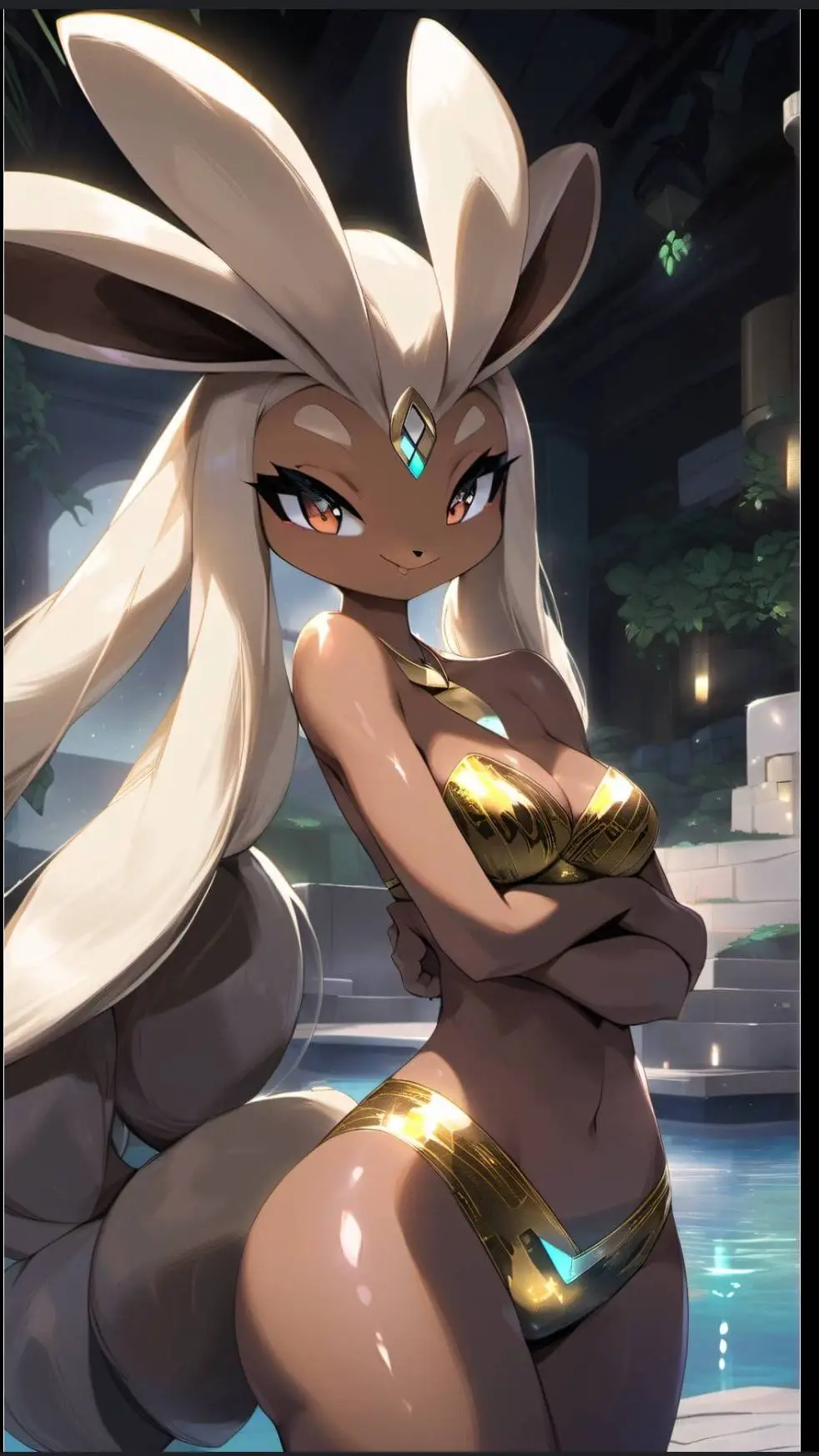 ai character: lopunny background