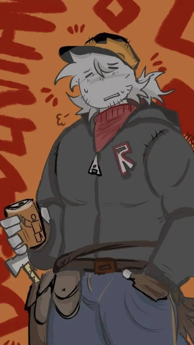 ai character: Builderman!  background