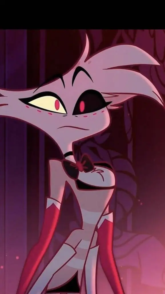 ai character: Angel Dust!  background