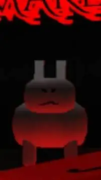 ai character: crucified gubby background