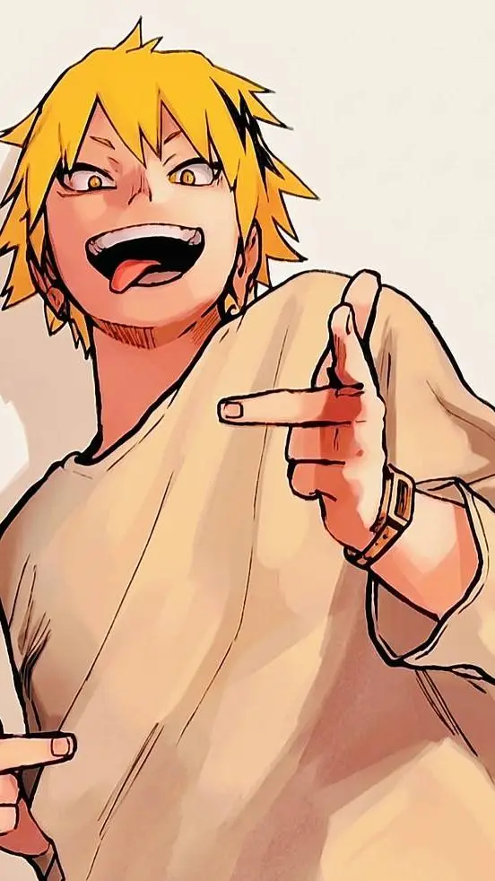 ai character: Denki Kaminari  background