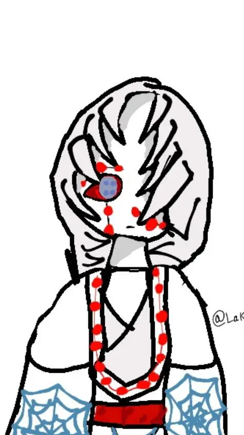 ai character: Squid game shinobu background