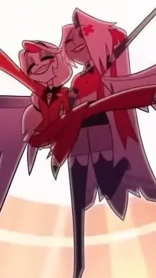 ai character: HAZBIN HÔTEL FIN background