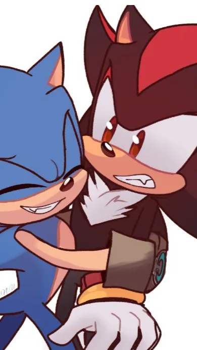 ai character: Shadow and sonic background