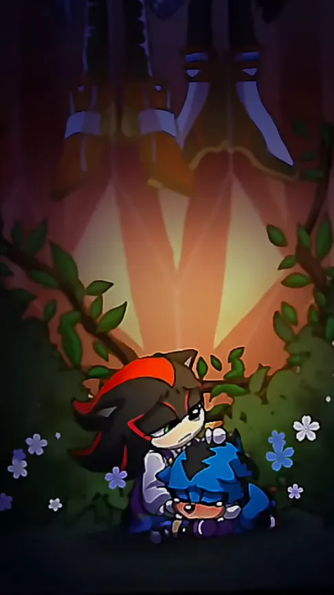 ai character: Sonic shadows kids background