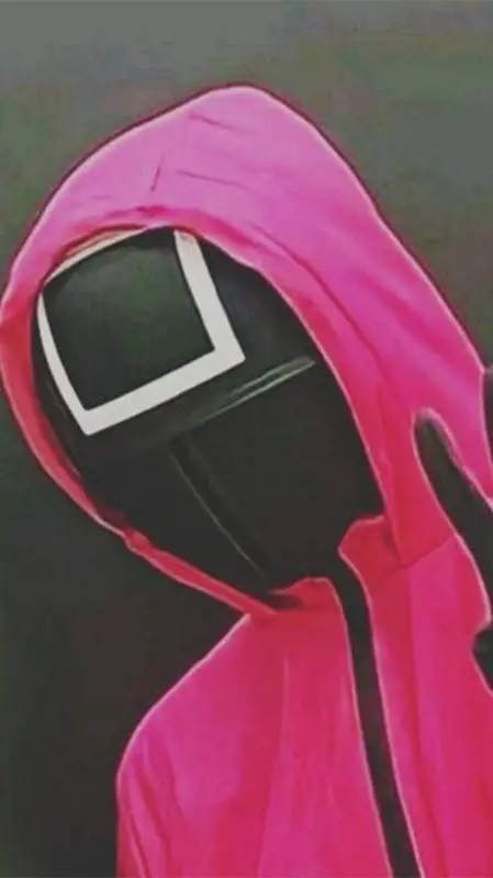 ai character: squid game guard background